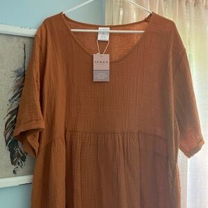 Cotton babydoll dress NWT